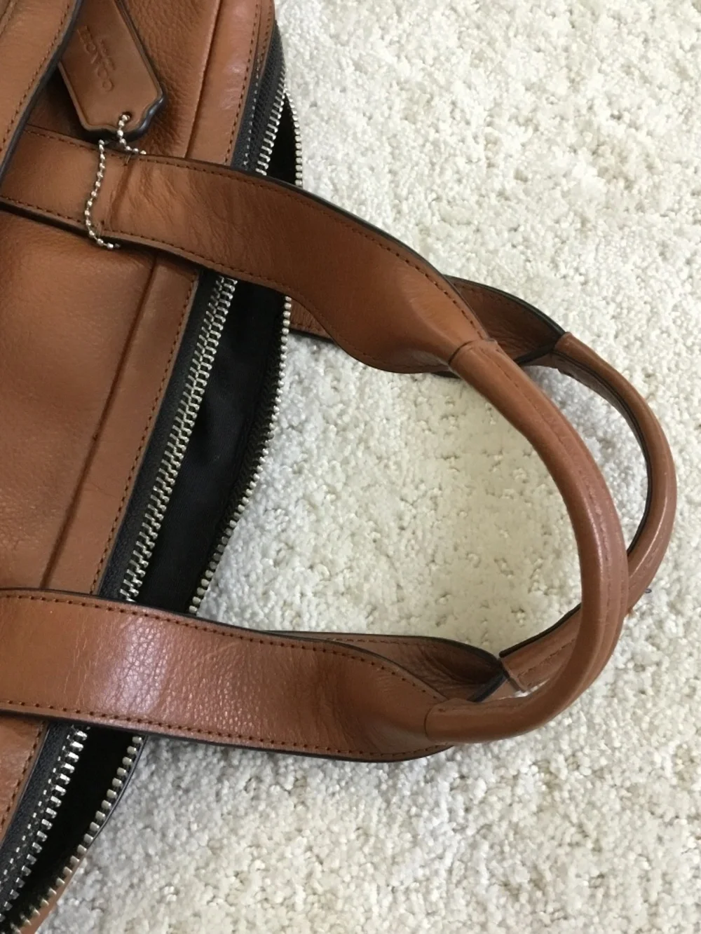 Coach Hamilton Laptop Bag Tan